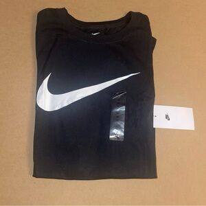 Nike Mens Sportswear Swoosh T-Shirt - Black/White, Size: XL ~ NWT